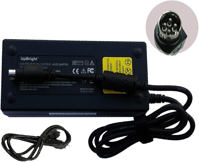 UpBright 4-Pin 48V AC/DC Adapter Compatible - Image 2