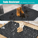 Azadx 3'x4' Front Door Mat Heavy Duty Indoor Outdoor Door Mat Non-Slip - Image 5
