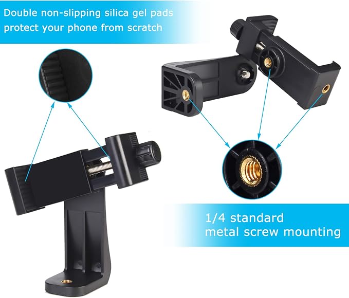 SharingMoment Premium Smartphone Holder/Vertical and Horizontal Tripod Mount - Image 5