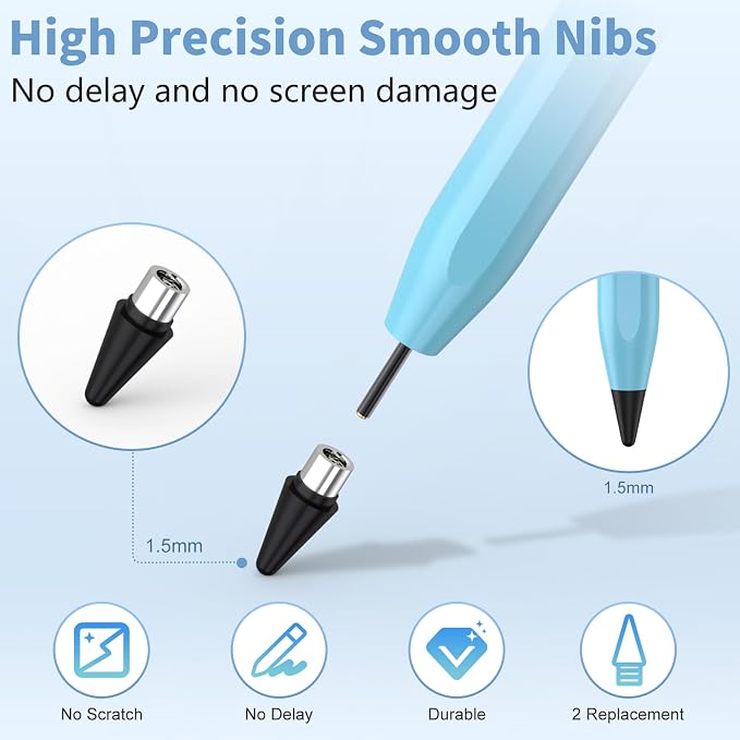 Stylus Pen for iOS&Android Touch Screens, Active Pencil for Samsung, Smart - Image 8