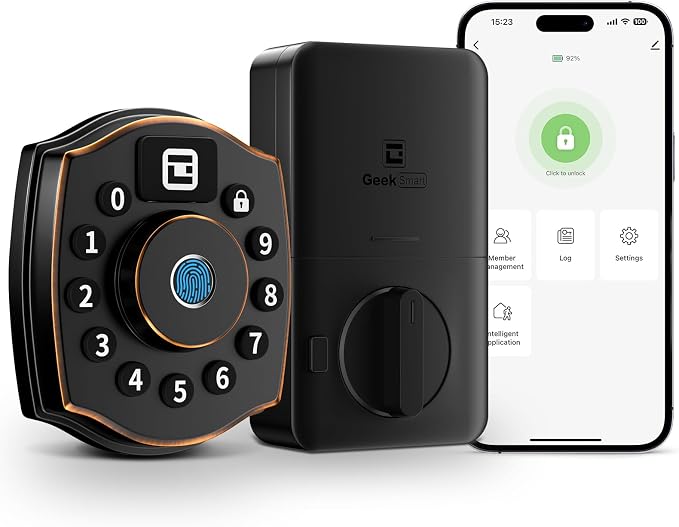 Geek Smart Fingerprint Deadbolt Lock by GeekSmart