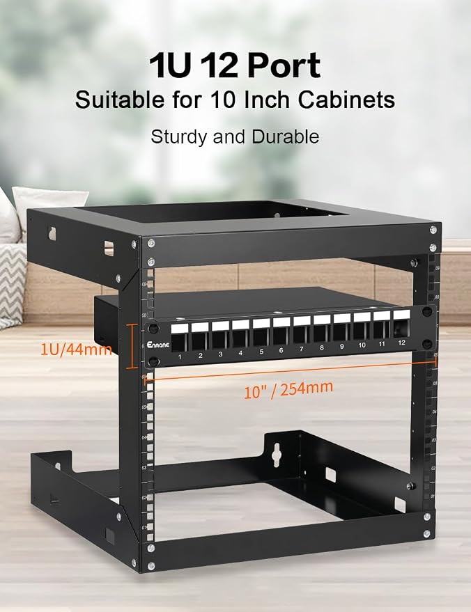 12 Port Blank Keystone Patch Panel - Image 7