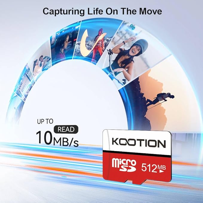 10-Pack 512MB Micro SD Card, KOOTION Class 4 Low Capacity Memory Cards - Image 2