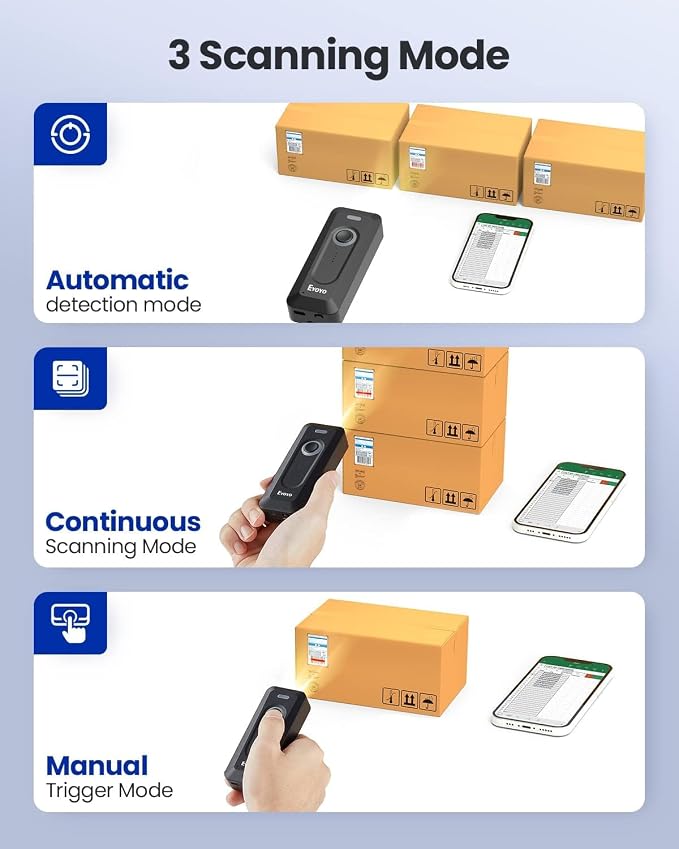 Eyoyo 2D Bluetooth Barcode Scanner Wireless - Image 6