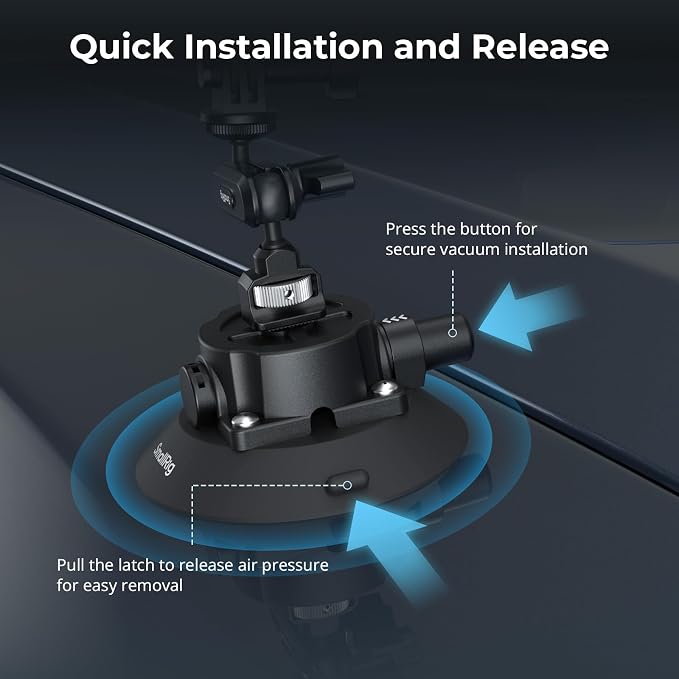 SMALLRIG 4.5" Suction Cup Mount - Image 5
