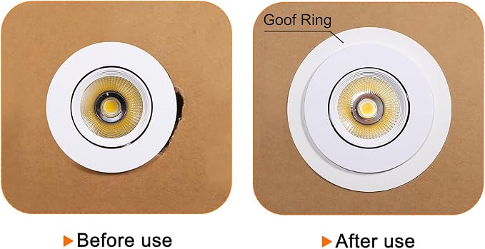 PATIKIL 4.1" ID 5.9" OD Light Trim Ring - Image 5