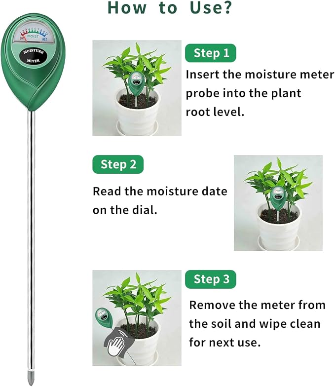 Censinda Soil Moisture Meter, Long Probe Soil Moisture Monitor - Image 5