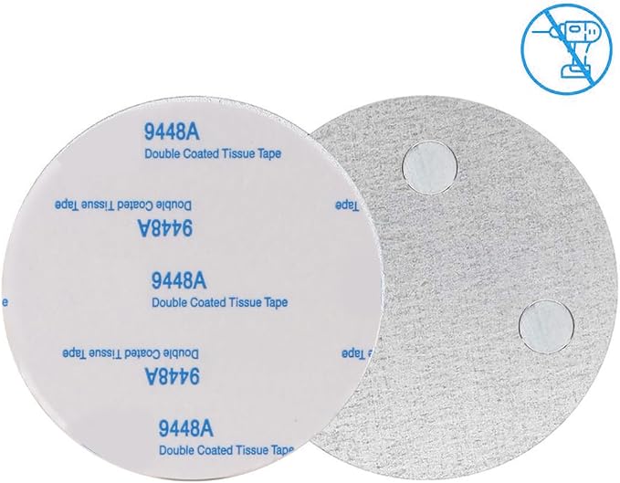 Magnetic Smoke Detector Sticky Pads Magnetic Adhesive Pads 3PCS Magnetic Smoke - Image 4