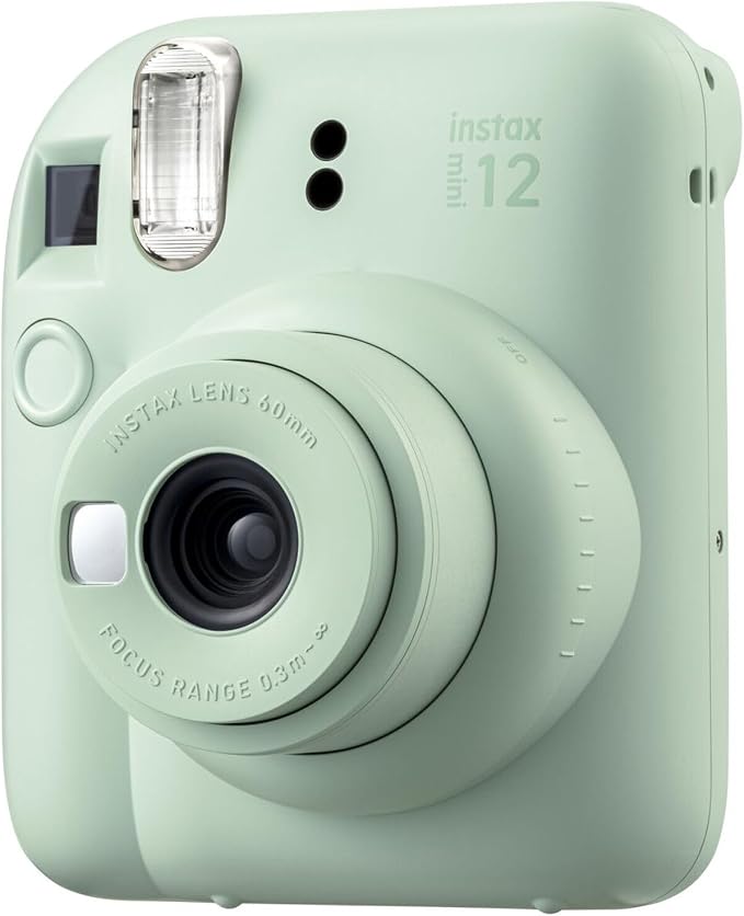 FUJIFILM INSTAX MINI 12 Film Camera Mint Green Bundle - Image 4