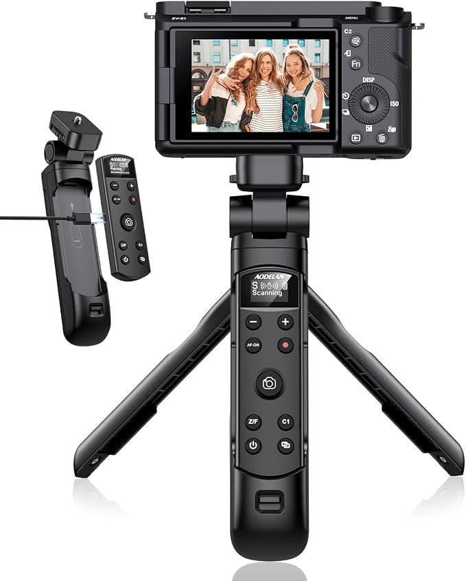 for Sony Tripod with Rechargeable Remote Control by AODELAN