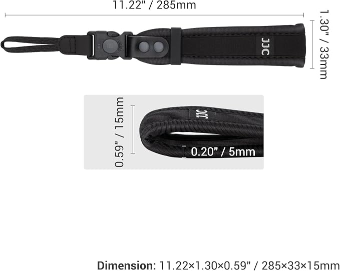 Upgraded Quick Release Soft Neoprene Camera Hand Wrist Grip Strap - Image 6