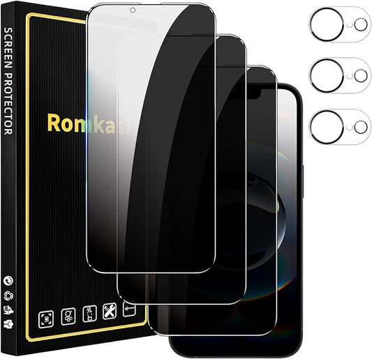 Romkasi 3 Pack Privacy Screen Protector by Unknown