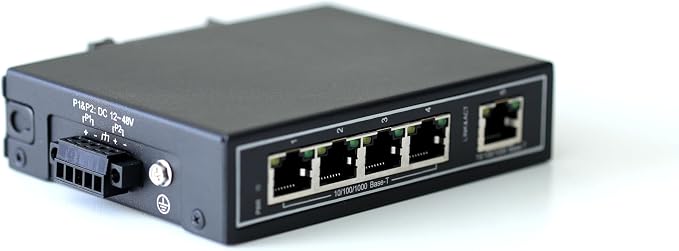 WDH-5GT-DC 10/100/1000Mbps Gigabit Unmanaged 5-Port Industrial Ethernet Switches - Image 6