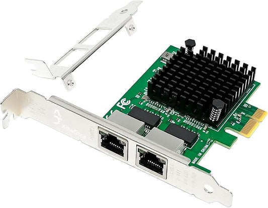 Dual PCIe X1 2.5GBase-T Network Adapter by XikeStor
