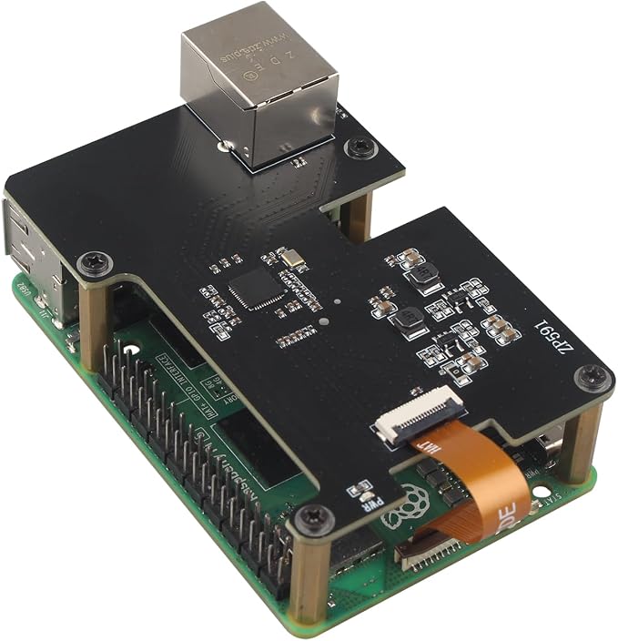 ZDE ZP591 PCIe to 2.5G Ethernet Network Port HAT Expansion Board 2.5GB 2.5GBE - Image 4