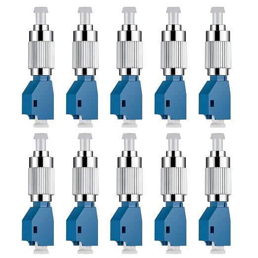 10PC Visual Fault Locator Fiber Adapter, Fiber Optic Connector, Single Mode by Moocci