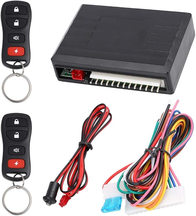 X AUTOHAUX Universal Car Keyless Entry System Door Lock Locking Remote Central by XAUTOHAUX