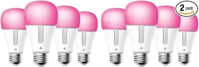 Kasa Smart Light Bulbs, 1000 Lumens High Brightness, 16M Color Changing by KasaSmartbyTP-Link
