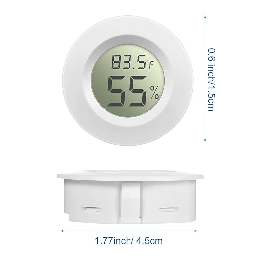 Weewooday Mini Hygrometer Thermometer Digital LCD Monitor Indoor/Outdoor Room - Image 2