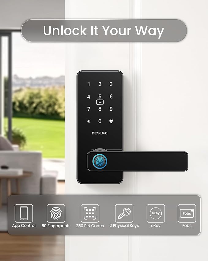 DESLOC B200L Fingerprint Smart Lock - Image 5