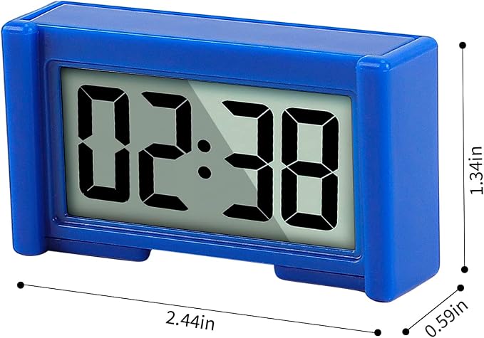 YOUNGFLY 6PCS Small Digital Clock, Vehicle Adhesive Clock - Image 6