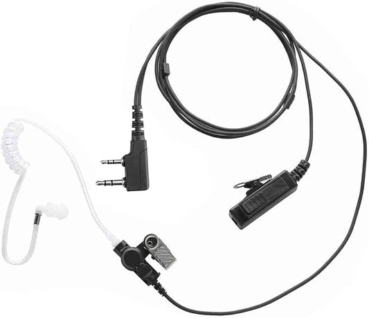 2-Pin 2-Wire Baofeng UV-5R Earpiece Surveillance Kit Compatible by Yolipar
