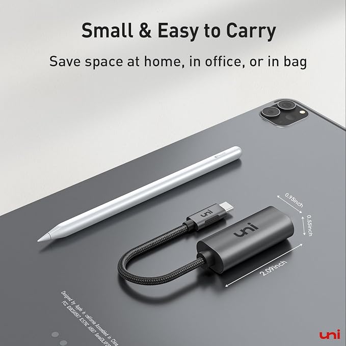 uni USB C to Ethernet Adapter, Driver Free RJ45 to USB C, 1Gbps Type-C Gigabit - Image 5