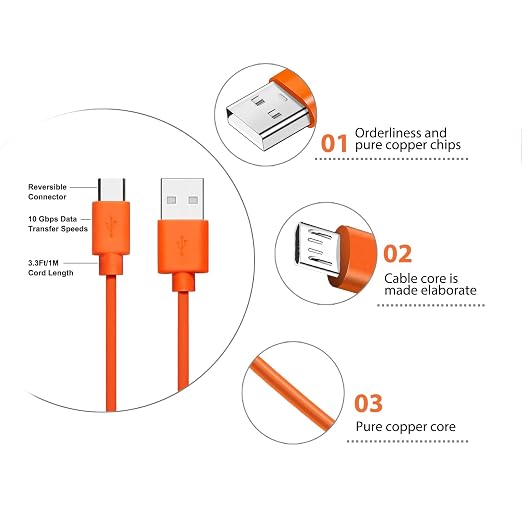 Fast Charger Charging Cable Power Cord Wire Compatible - Image 2