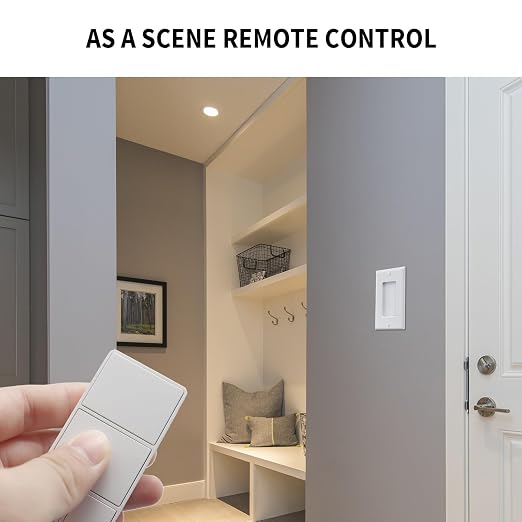 Minoston 800 Series Z-Wave Scene Controller, 4 ZWave Button, Zwave Plus Wall - Image 4