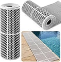 Tinideya 1 Roll Drainage Pool Floor Mat, Non Slip PVC Swimming Pool Mat by Tinideya