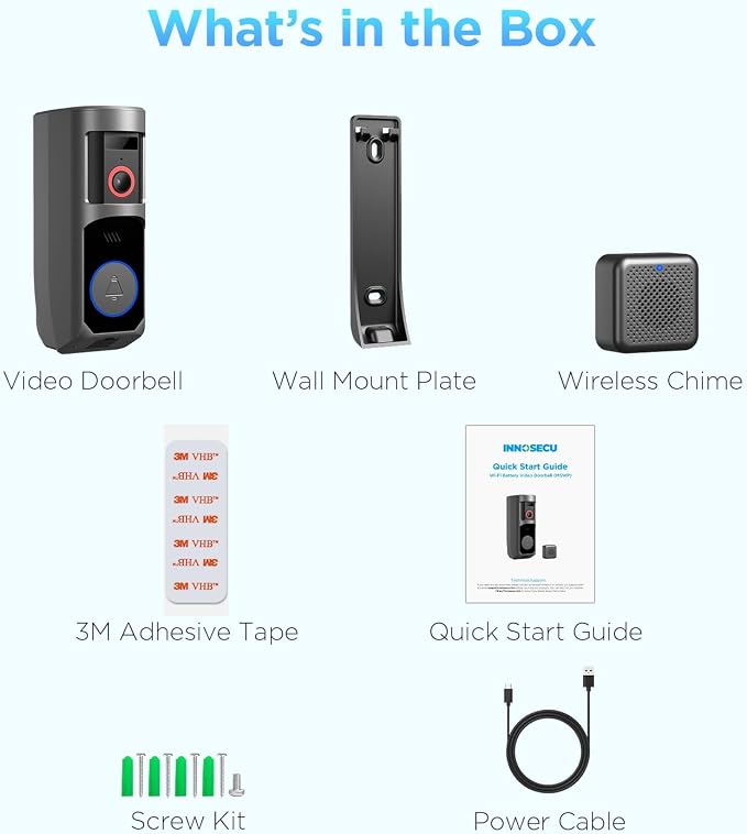 Wireless Battery Video Doorbell Camera 1080P - Image 7