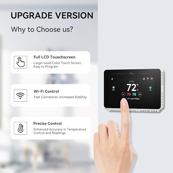 vine Programmable Thermostat for House - Image 3