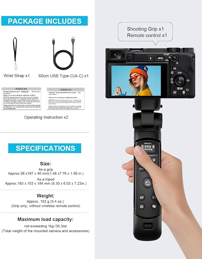 for Sony Tripod with Rechargeable Remote Control - Image 9