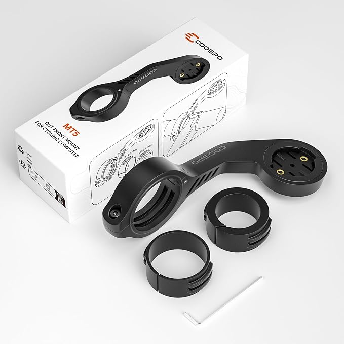 CooSpo Bike Computer Out Front Mount MT5, Compatible - Image 6