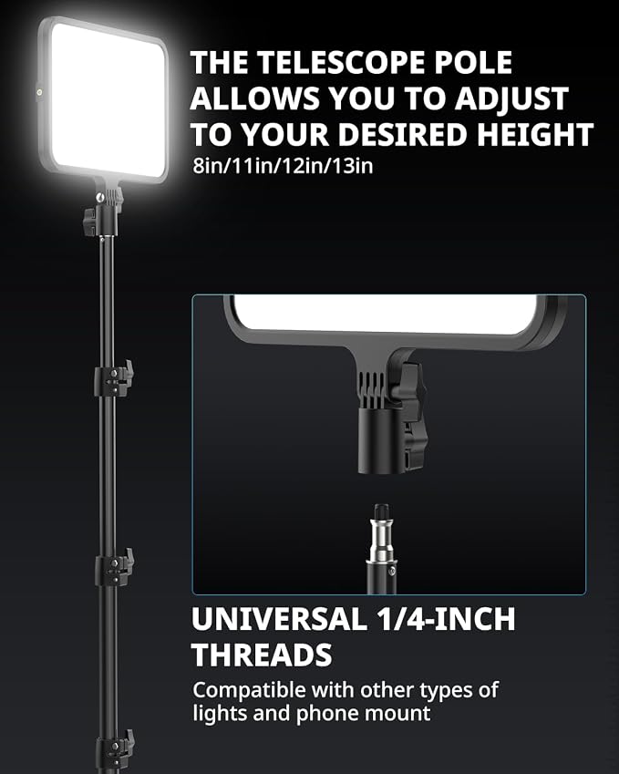 UBeesize LED Video Light Kit, Photography Lighting, Podcast Lighting - Image 6