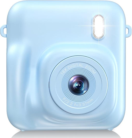 Digital Camera for Kids Instant Print, 48MP Dual-Lens Kids Camera for Girls by ConveyWarmthtoTheOneYouLove