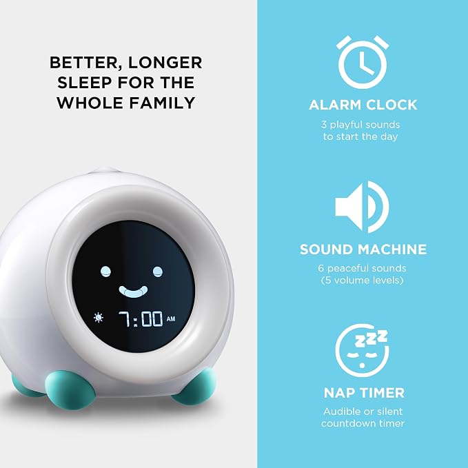 LittleHippo Mella: Kids Alarm Clock, Ready to Rise Children's Sleep Trainer - Image 4