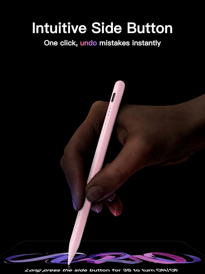 Stylus Pen for ipad 2018-2026, USB-C Fast Charging Pencil, Pixel-Perfect Tilt - Image 4