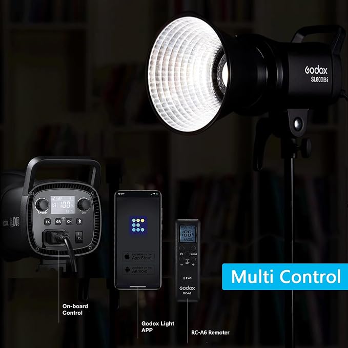 Godox SL60II-Bi LED Video Light Kit, Continuous Lighting - Image 4
