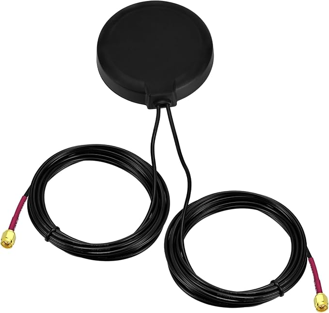 Superbat 4G LTE Antenna MIMO Magnetic Mount Omni-Directional SMA Male Antenna by SUPERBAT
