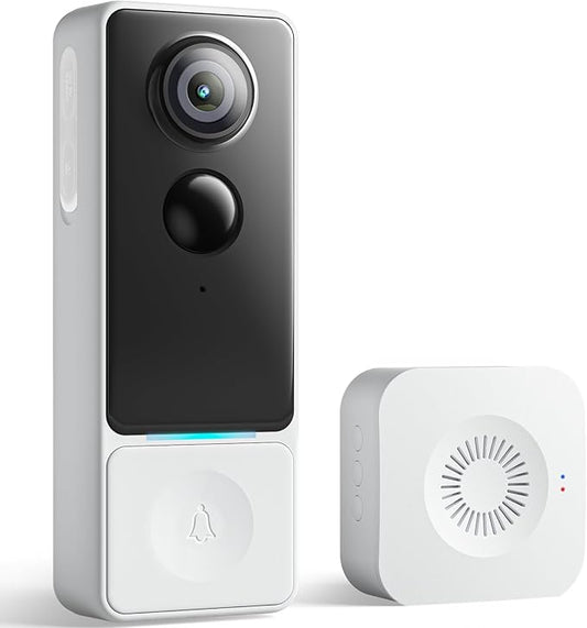 3MP Camera Doorbell Camera Wireless Video Doorbell 2K HD- No Subscription by Andyssey