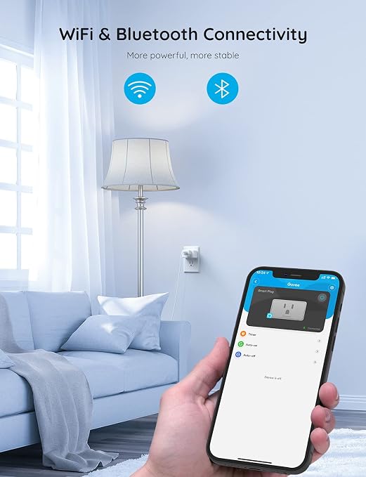 Govee Smart Plug 15A, WiFi Bluetooth Outlets 2 Pack Work - Image 9