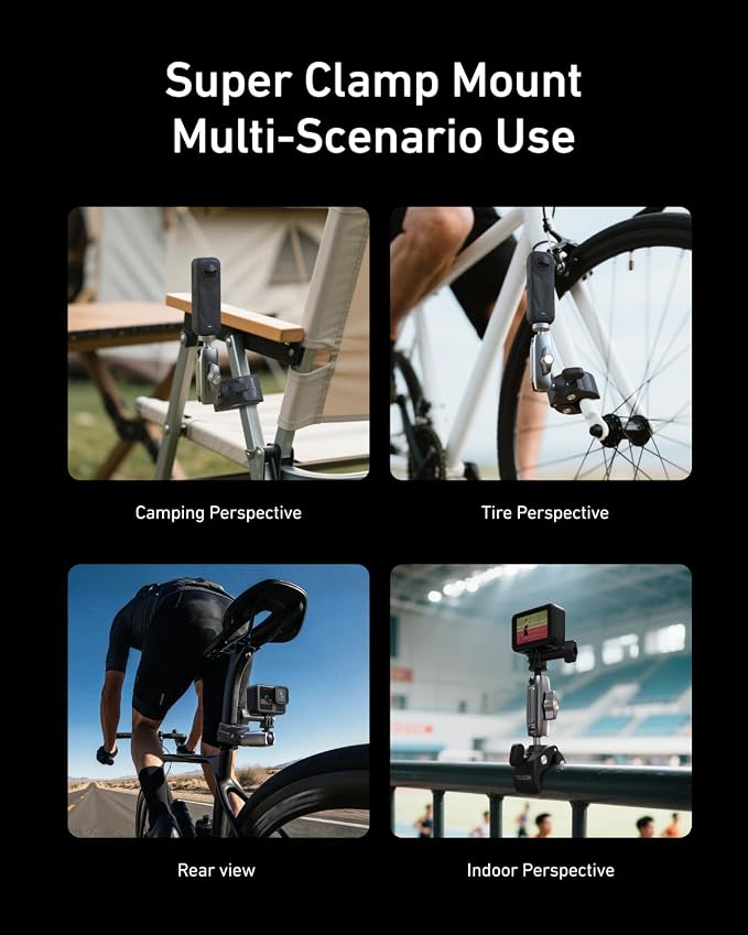 TELESIN Super Clamp Camera Mount - Image 5