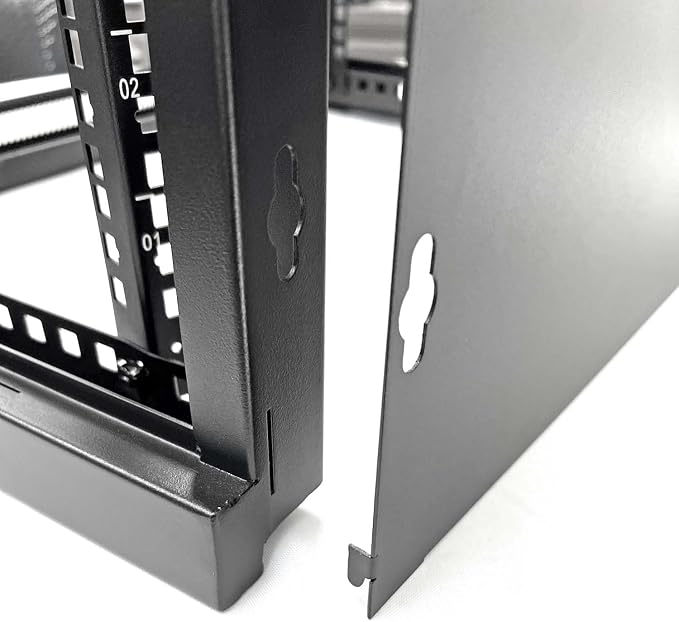 Aeons 6U FlexFrame Folding Wall Mount Server Cabinet 19-inch Fold-Out Rack - Image 6