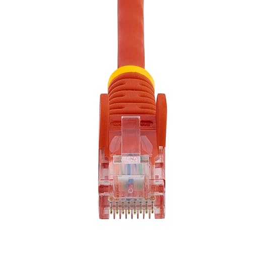 StarTech.com Cat5e Ethernet Cable - 2 ft - Red- Patch Cable - Snagless Cat5e - Image 4