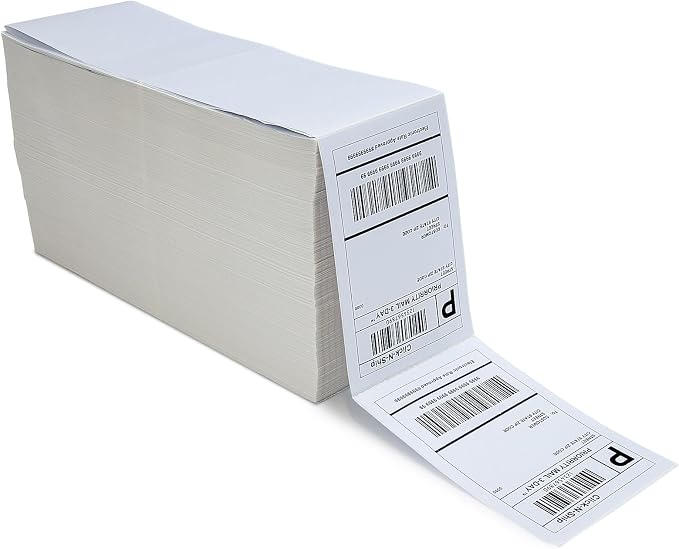 L LIKED 2500 4x6 Thermal Labels Fanfold, Direct Thermal Shipping Labels - Image 3