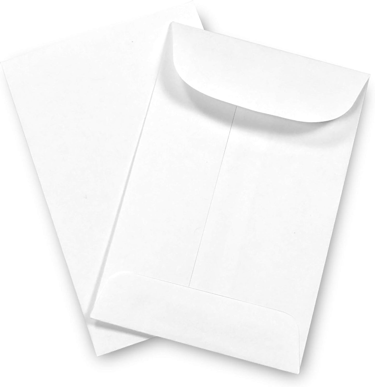 500 Guardian #4 Paper Coin Envelopes - Blank Small Envelopes for Coins, Receipts, Stamps, Small Parts Storage, & More – 3" x 4-1/2" Cash Envelopes – Gummed Flap Gift Card Holder Envelopes