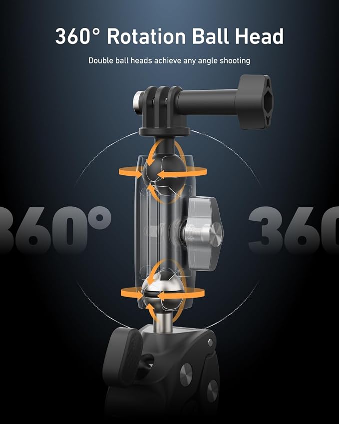 TELESIN Super Clamp Camera Mount - Image 3