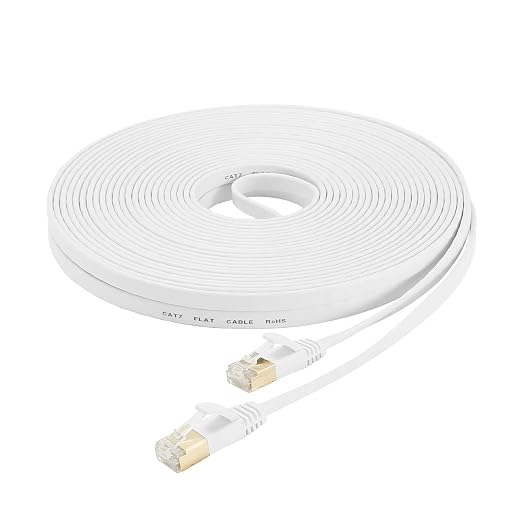 Ercielook Ethernet Cable 50 ft, CAT8 Standard High Speed Shielded Flat Internet - Image 8