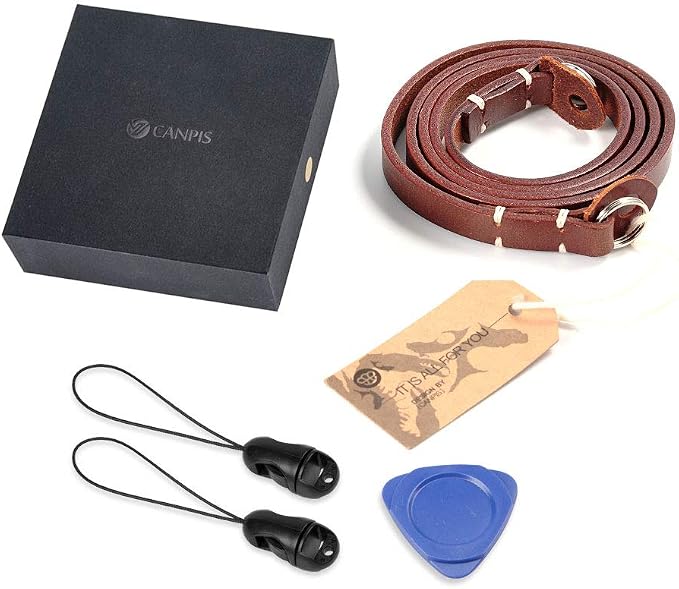 Genuine Leather Camera Neck Shoulder Strap Compatible - Image 7